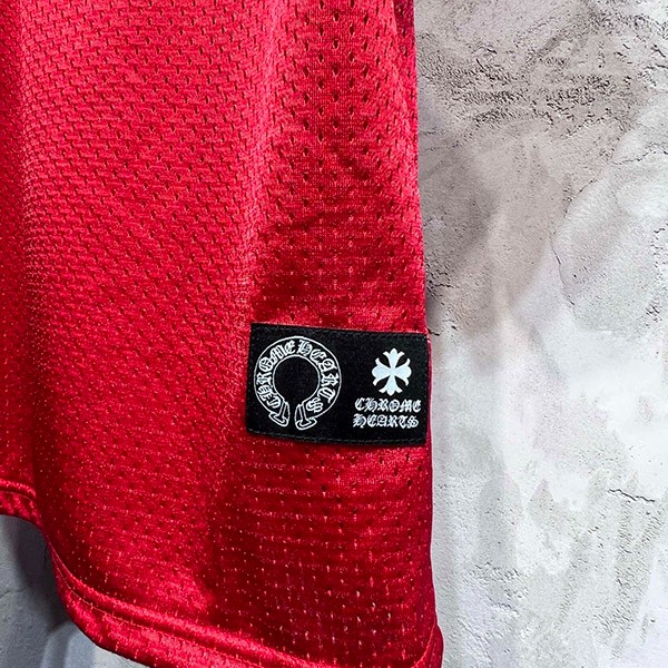 クロムハーツ コピー マティーボーイ メッシュ スタジアム フットボール ジャージー CH ロゴ Tシャツ Kuc17145